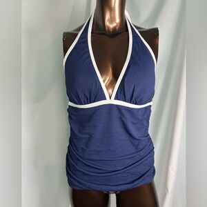 Tommy Bahama Island Cays Cabana Halter Tankini Top - Small - New